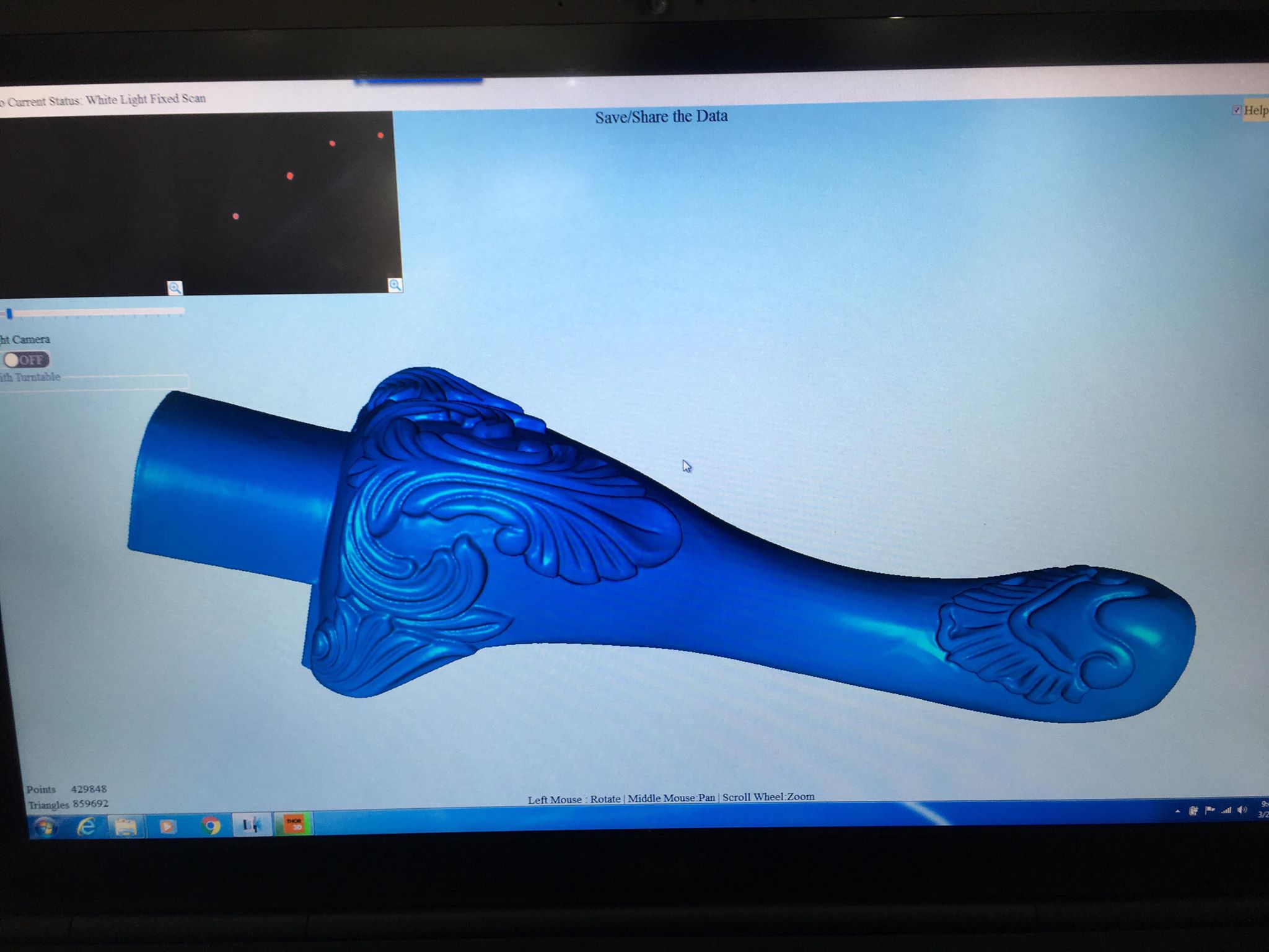 Máy scan 3D Einscan Pro - Máy scan 3D đồ gỗ - mỹ nghệ | Báo giá.