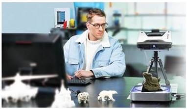 The EinScan Pro Plus is a versatile 3D scanner. Scanning a turtle with the EinScan Pro Plus 3D scanner, done by Shining 3D...