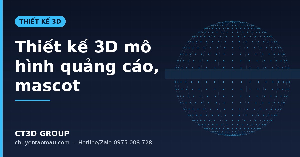 3D Design for Advertising Models, Mascots and POSM | CT3D