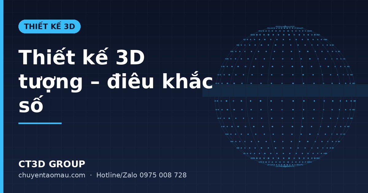 3D Statue Design: Portrait, Religious and Character Statues | CT3D