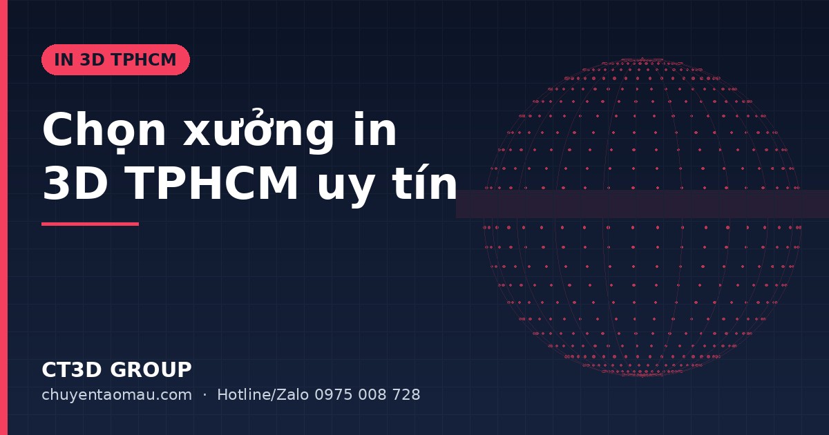 Xưởng in 3D TPHCM với nhiều máy in FDM và resin đang hoạt động